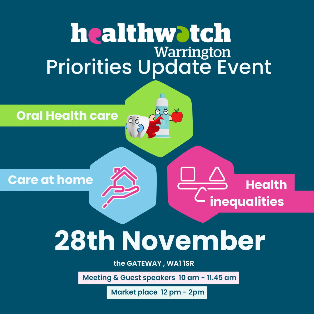 Healthwatch Priorities Event 