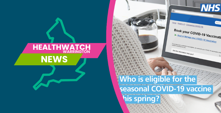 Healthwatch Warrington Spring Booster