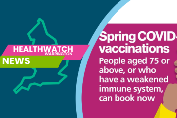 Healthwatch Warrington News Sprint COVID 19 Vaccinations coming to end