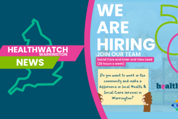 Healthwatch Warrington New job 