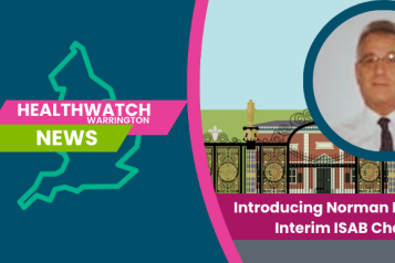 Healthwatch Warrington New Interim ISAB Chair