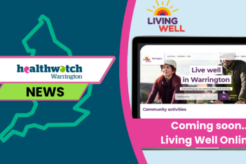 Healthwatch Warrington Coming soon, Living well hub online