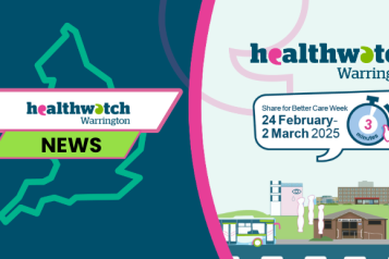 Share for better care week Healthwatch Warrington