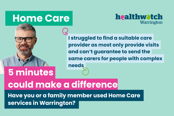 Care at home in Warrington information and advice