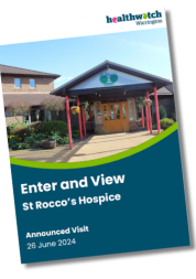 St Rocco's Hospice Enter & view report cover